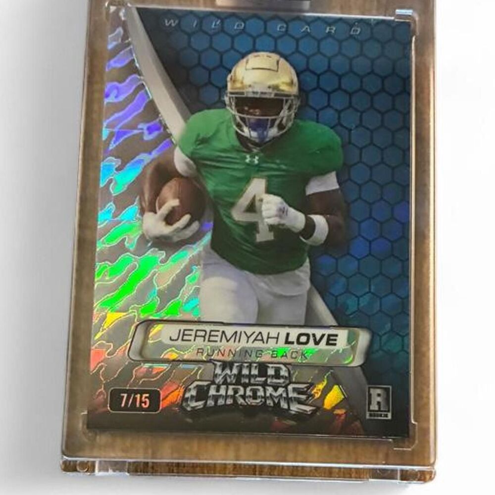 2026 Wild Card Jeremiyah Love Wild Chrome Rookie Card 7/15